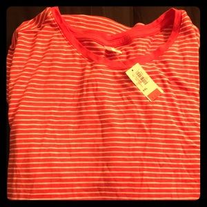 Cute red and white top